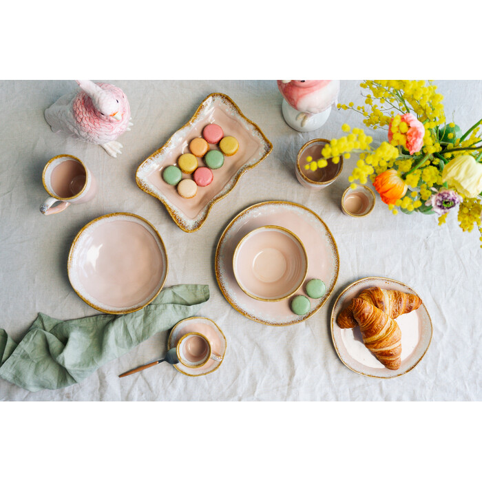 [55756] Serving Plate Nala Rose 17x26cm - 2