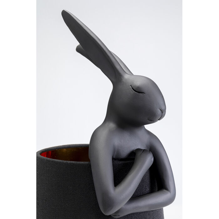 [55797] Table Lamp Animal Rabbit Matt Black 50cm - 3