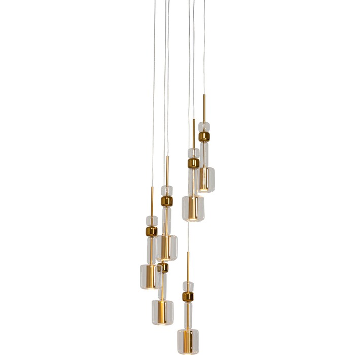 [55939] Suspension Candy Bar doré Ø44cm