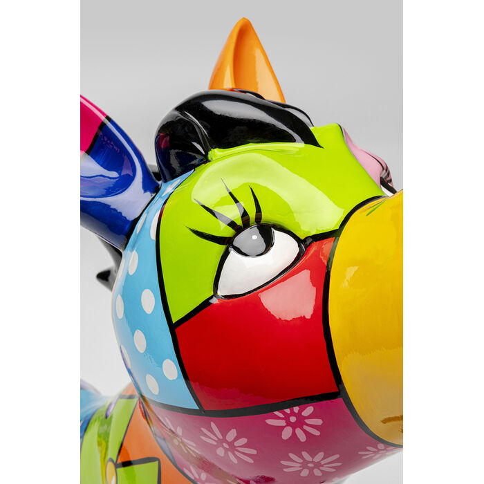 [56039] Figura decorativa Donkey Patchwork 54cm - 3