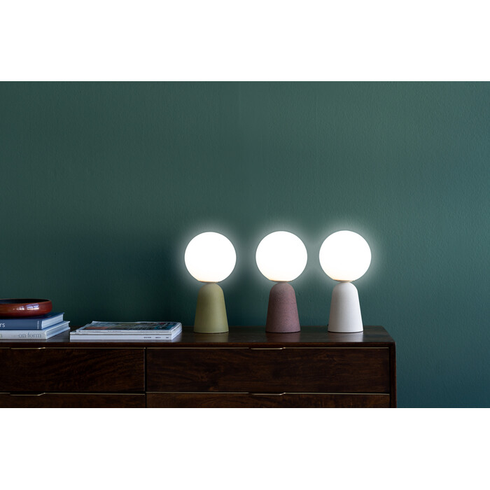 [56100] Table Lamp Bollie Red 33cm - 2