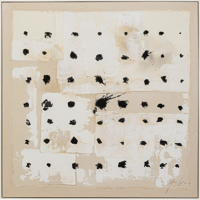 [56155] Tableau encadré Creative Dots 120x120cm