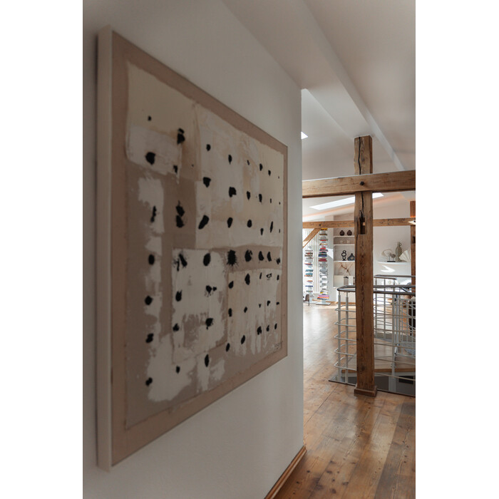 [56155] Tableau encadré Creative Dots 120x120cm - 2