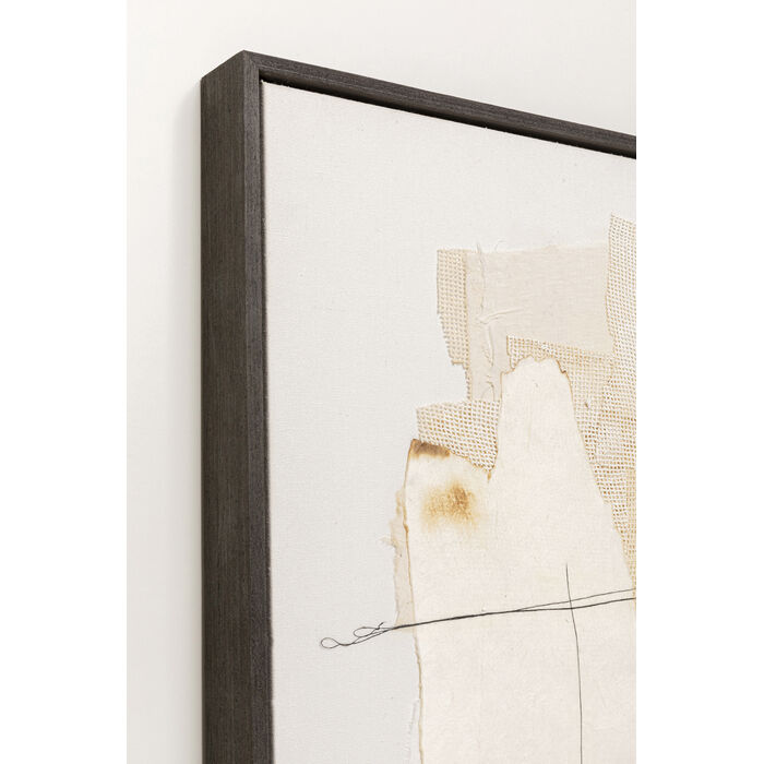 [56157] Framed Picture Arty Collage 120x120cm - 3