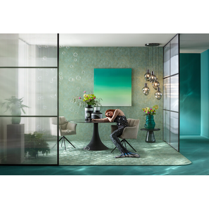 [56159] Tableau sur toile Tendency vert 120x120cm - 1