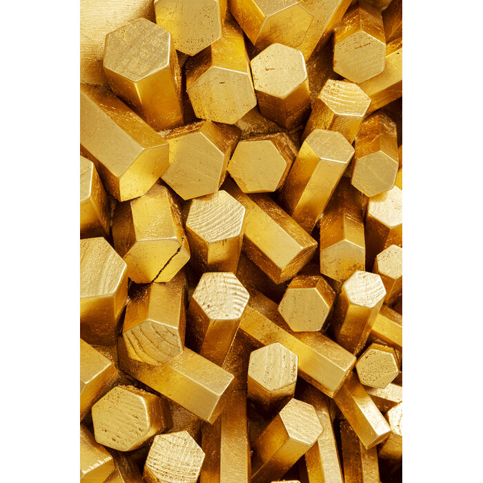 [56230] Objet mural Mikado or 120x120cm - 3