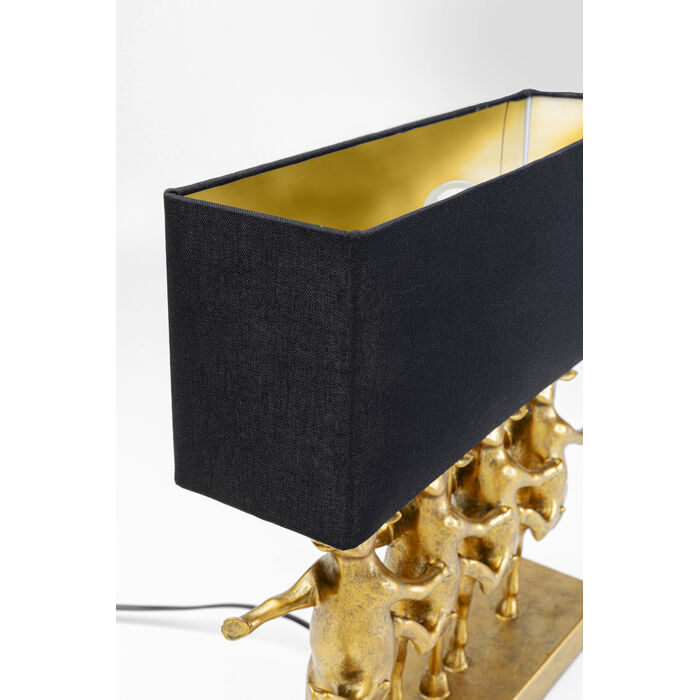 [56252] Table Lamp Dancing Cows Black - 4