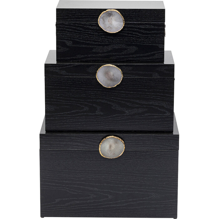 [56262] Caja Nifty Negro (3/Set)