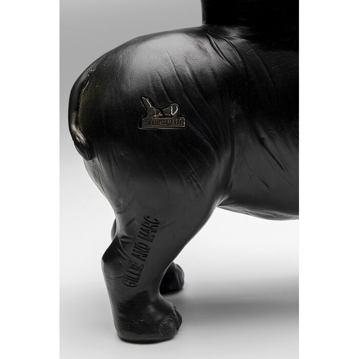 [56274] Deco Figurine Rhino Black 41cm - 4