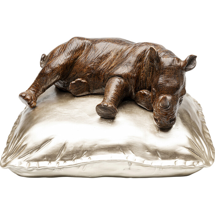 [56288] Deco Figurine Sleeping Rhino 37cm