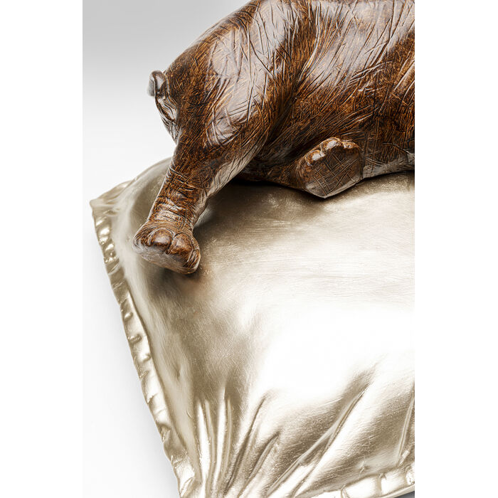 [56288] Deco Figurine Sleeping Rhino 37cm - 4