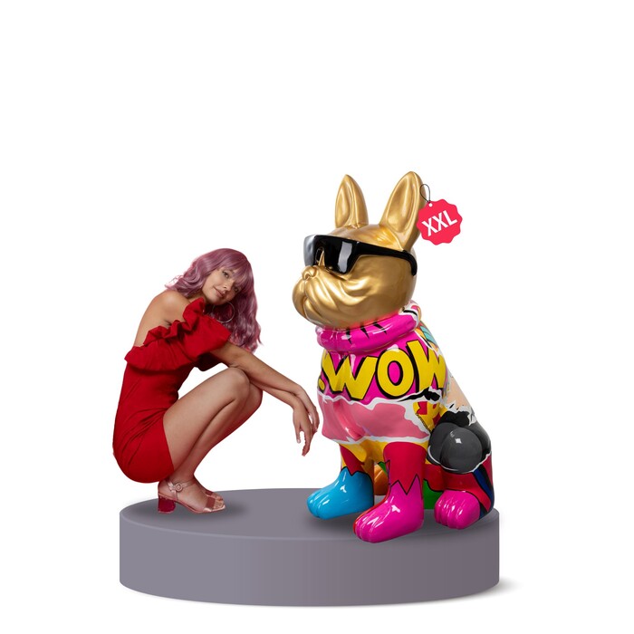 [56294] Deco Figurine Graffiti Dog 152cm - 1