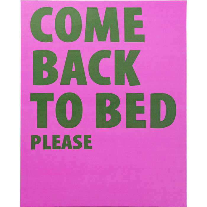 [56300] Tableau sur toile Come Back To Bed 40x50cm