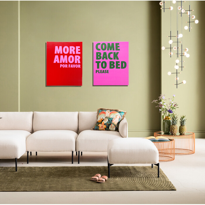 [56300] Tableau sur toile Come Back To Bed 40x50cm - 1