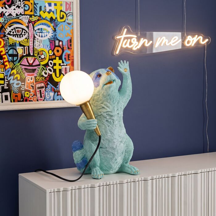 Table Lamp Raccoon 31cm