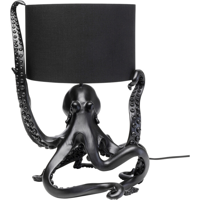 [56408] Lámpara mesa Octopus Negro 48cm