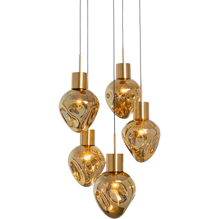 Pendant Lamp Supernova Amber Cinque Ø50cm