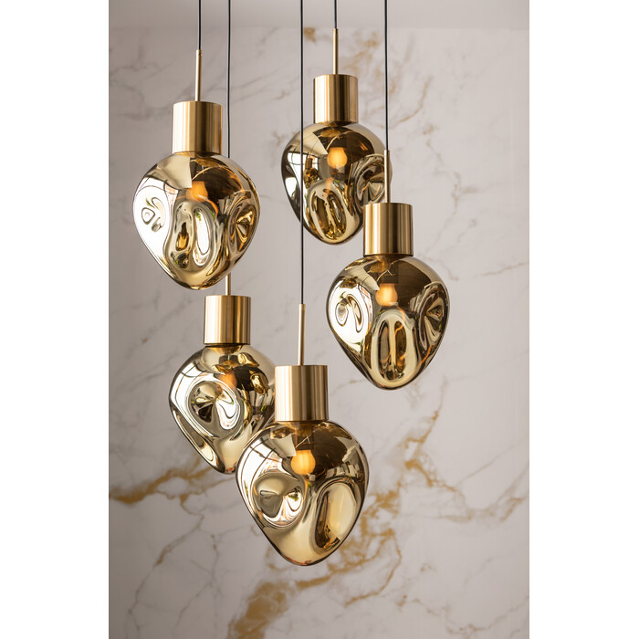 [56426] Suspension Supernova Amber Cinque Ø50cm - 2