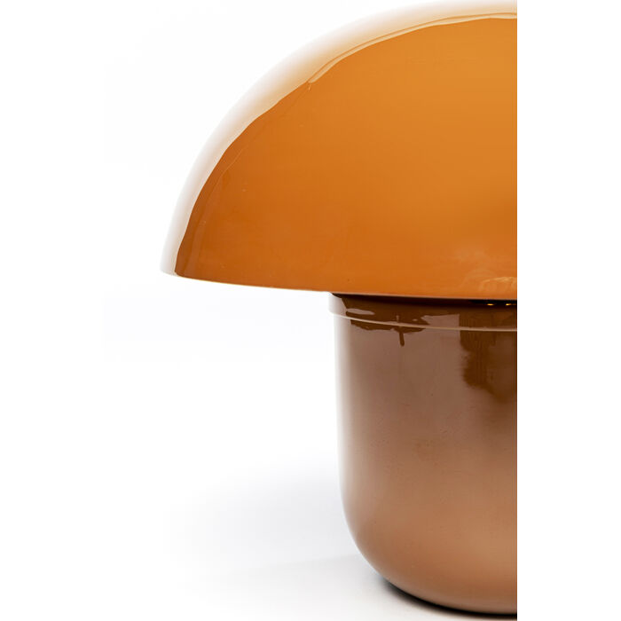 [56439] Table Lamp Mushroom Shiny Brown 27cm - 3