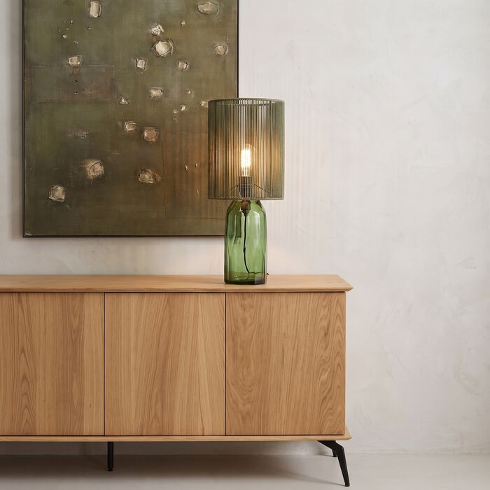 Table Lamp Vecchio Green 42cm