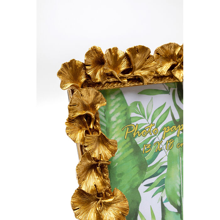 [56503] Picture Frame Ginkgo Leaf Gold 13x18cm - 3