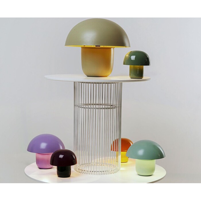 Table Lamp Mushroom Matt Light Green 44cm