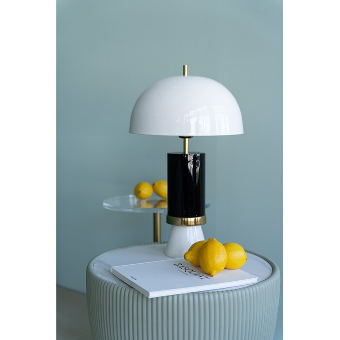 Lámpara mesa Josy Blanco Negro 51cm