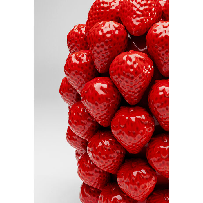 [56565] Vase Strawberries rouge 30cm - 4