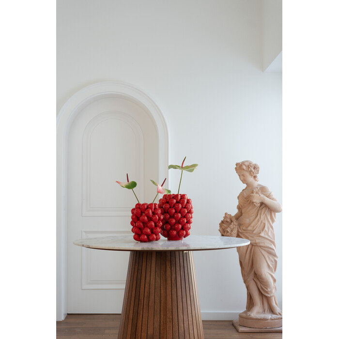 [56565] Vase Strawberries rouge 30cm - 1