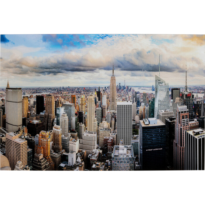 [56581] Tableau verre City View 150x100cm