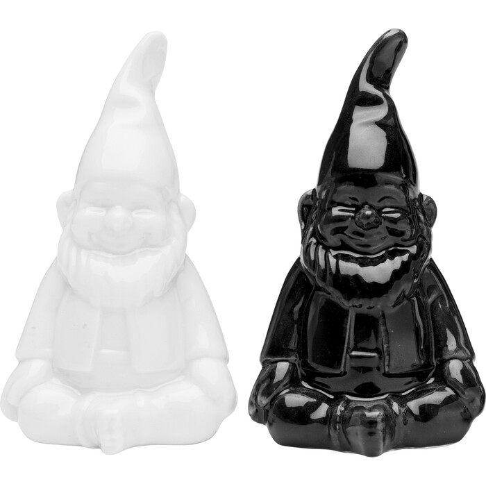 [56620] Posuda za so i biber Gnome Black/White (2/Set)