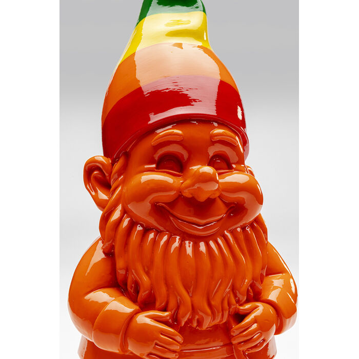 [56623] Deco Figurine Gnome Rainbow Orange 46cm - 3