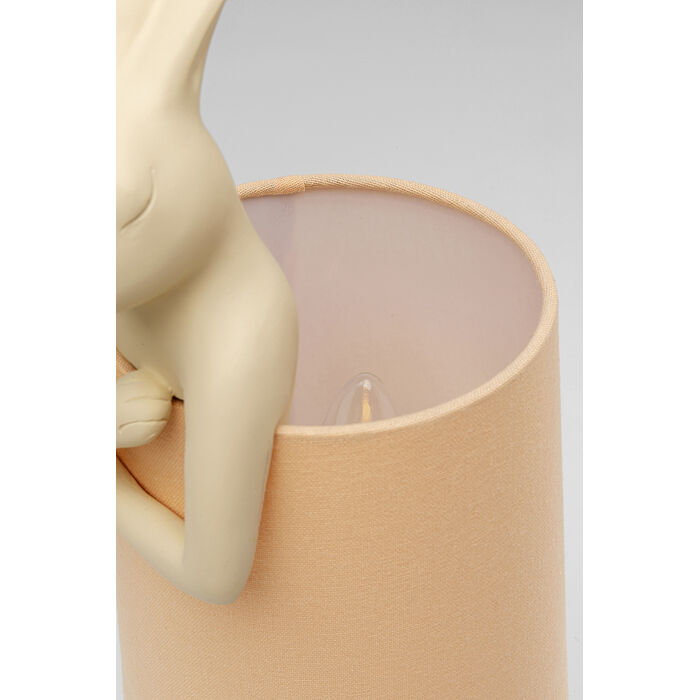 [56659] Table Lamp Animal Rabbit Peach 50cm - 4