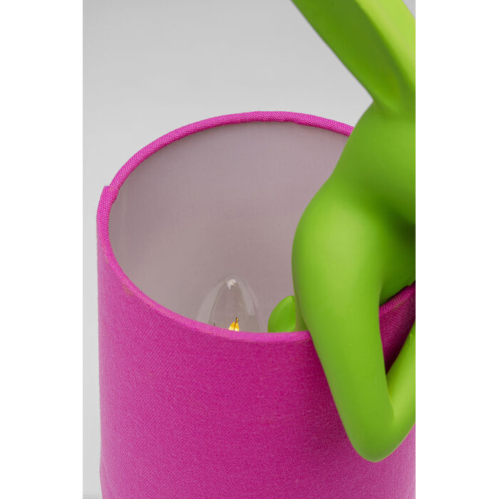 [56660] Lambë Tavoline Kafshë Lepur Green/Pink 50cm - 4