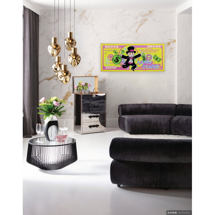 [56678] Κορνιζωμένη Εικόνα Graffiti Money 70x160cm - 2