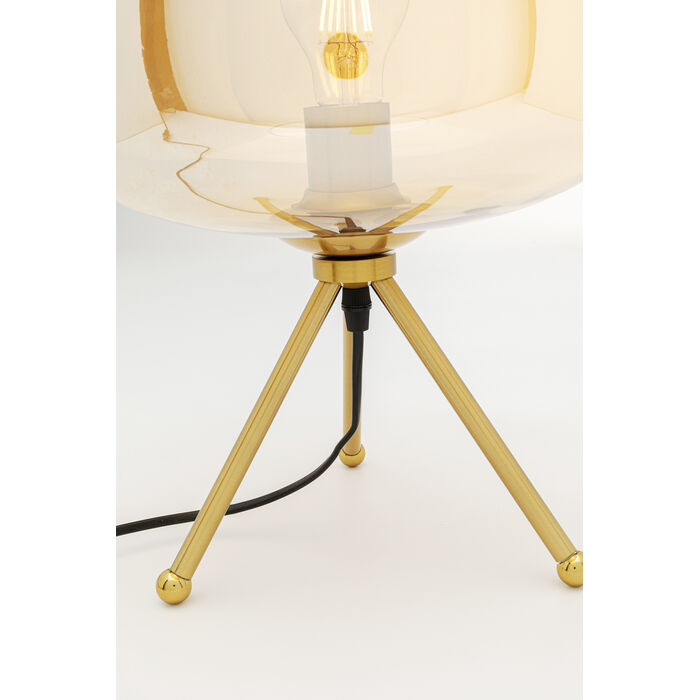 [56697] Table Lamp Sphere Amber 43cm - 4