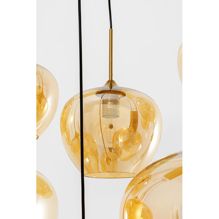 [56699] Suspension Sphere ambre dix 160cm - 4