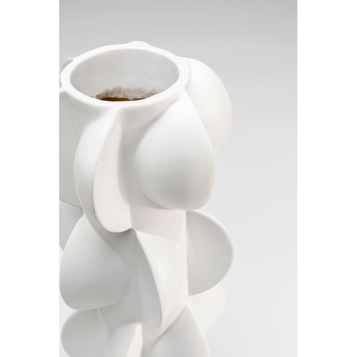 [56711] Vase Viento blanc 35cm - 3