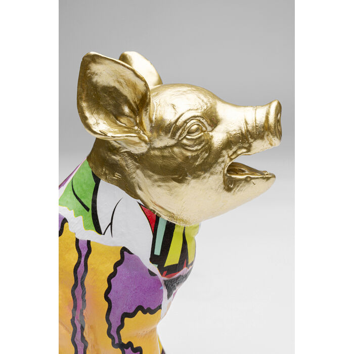 [56713] Deco Figurine Graffiti Pig 20cm - 3