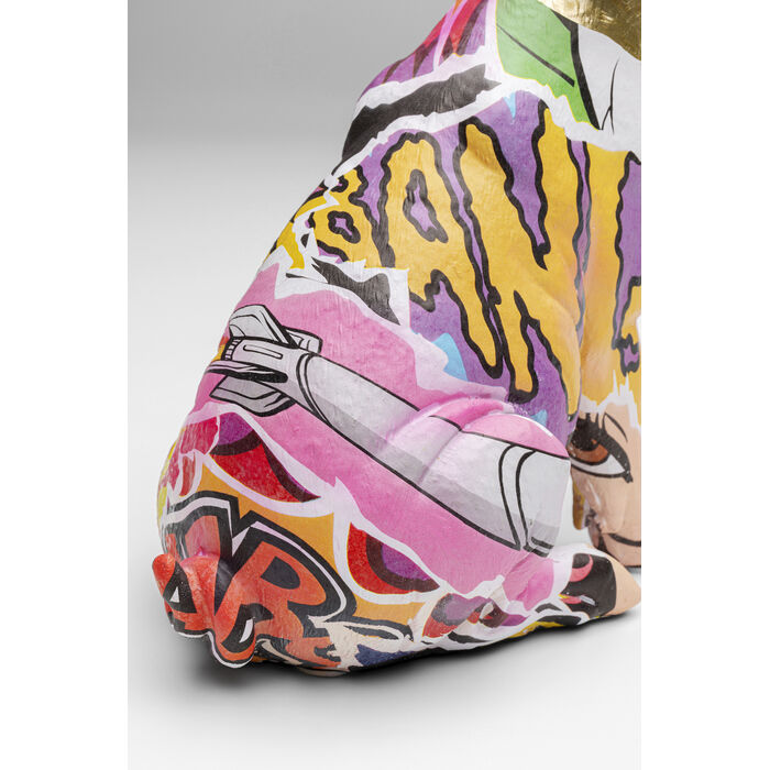 [56713] Deco Figurine Graffiti Pig 20cm - 4