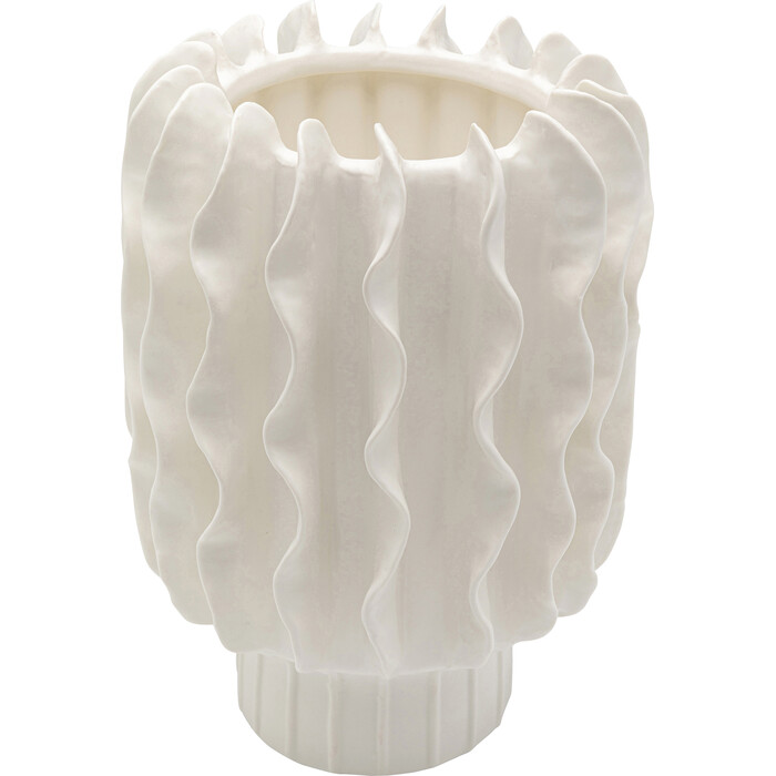 [56718] Jarrón Viento blanco 26cm