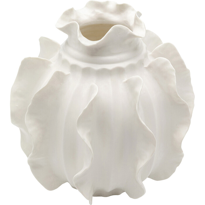 [56719] Vase Viento blanc 23cm