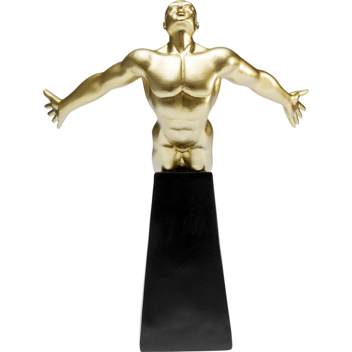 [56721] Figurine décorative Jumper doré 37cm