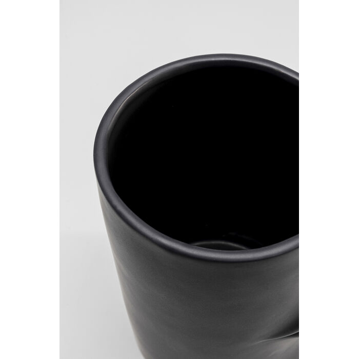 [56732] Jarrón Labbra negro 22cm - 3