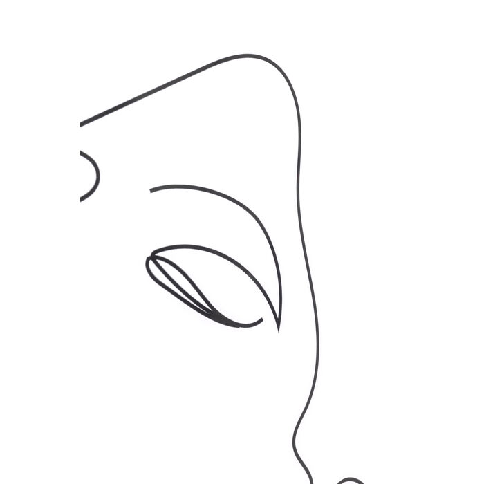 [56769] Tableau encadré Drawing Lady 63x93cm - 4
