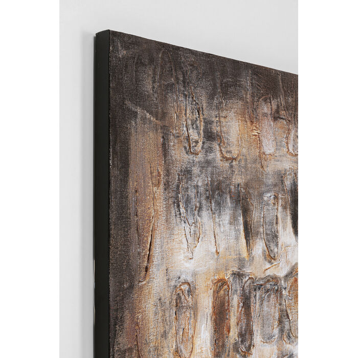 [56782] Cuadro lienzo Shadows marrón 90x120cm - 3