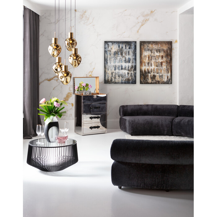[56782] Cuadro lienzo Shadows marrón 90x120cm - 1