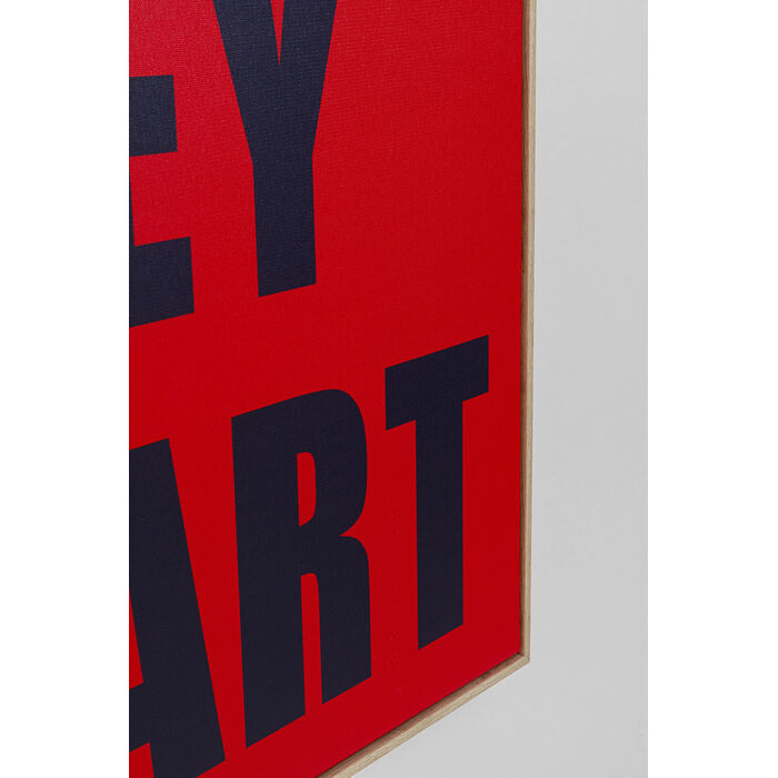 [56789] Framed Picture Need Money 80x80cm - 4