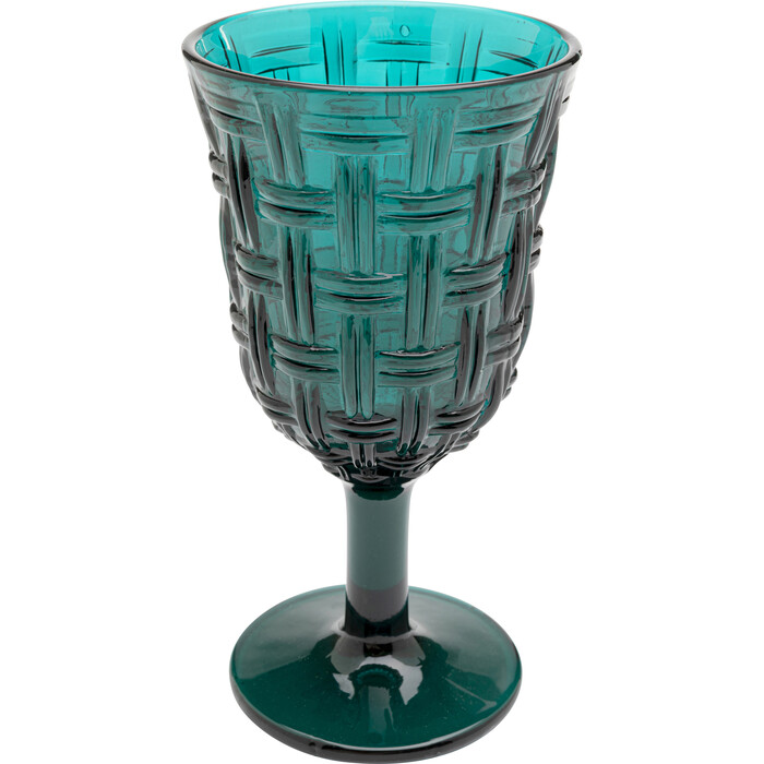 [56816] Verre à vin Tissue pétrole 17cm
