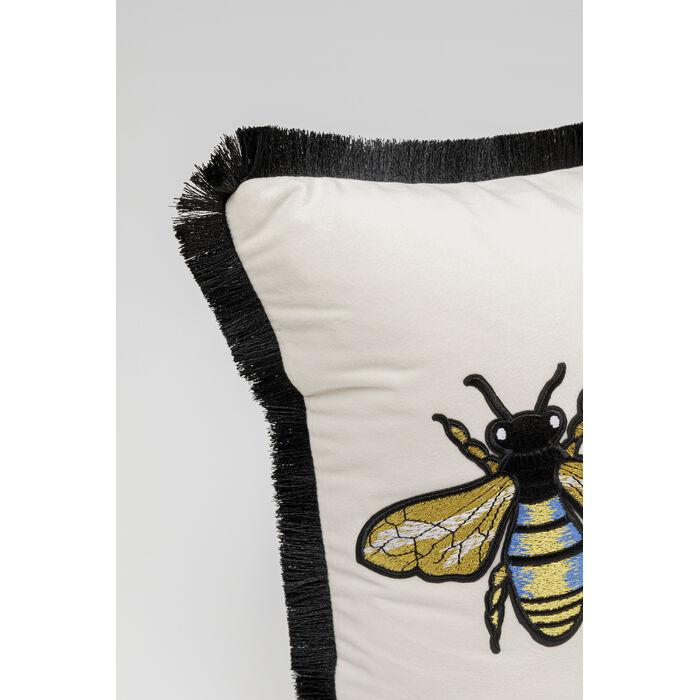 [56819] Cojín Bees Blanco 30x50cm - 3